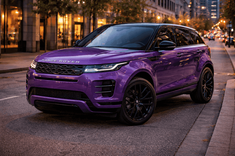 Range Rover Evoque Purple